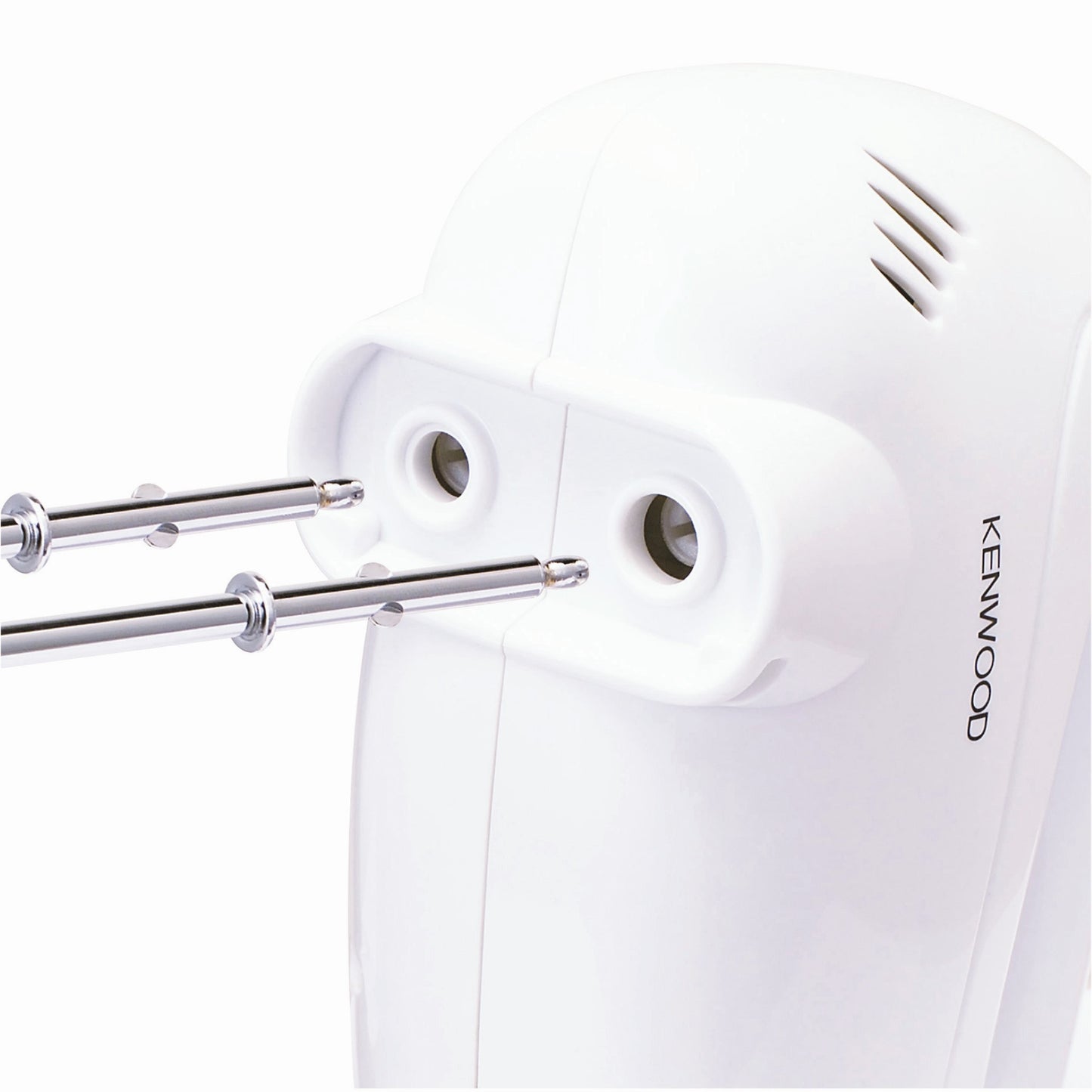 KENWOOD Stand Mixer Hand Mixer (Electric Whisk) 250W with 2.7L Rotary Bowl, 6 Speeds + Turbo Button, Twin Stainless Steel Kneader and Beater for Mixing, Whipping, Whisking, Kneading HM430 White