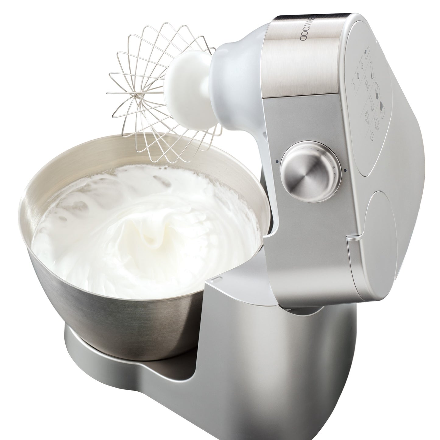 KENWOOD Stand Mixer Kitchen Machine PROSPERO 900W with 4.3L Stainless Steel Bowl, K-Beater, Whisk, Dough Hook, Glass Blender, Meat Grinder, Food Processor,Juicer,Citrus Juicer, Multi Mill KM287 Silver