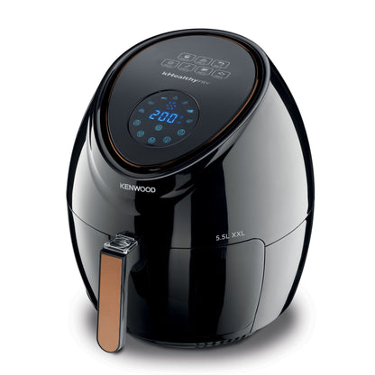Kenwood HFP50 Series Digital Air Fryer 5.5 L | 1800 W Hot Air Circulation | Healthy Oil-Free Cooking | Available in Black & White