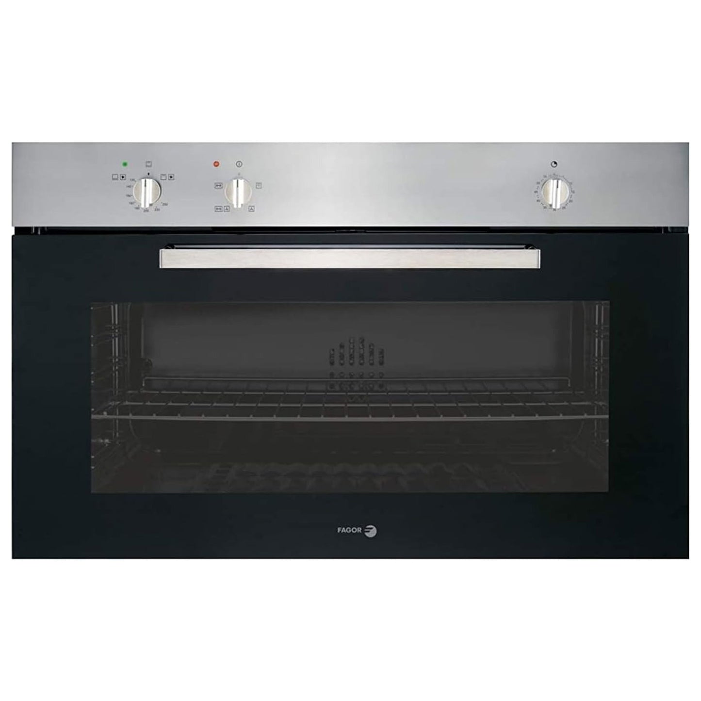 FAGOR Built-In Gas Oven with 6 Cooking Functions, Stainless Steel 90cm LPG Oven, 6H-902X