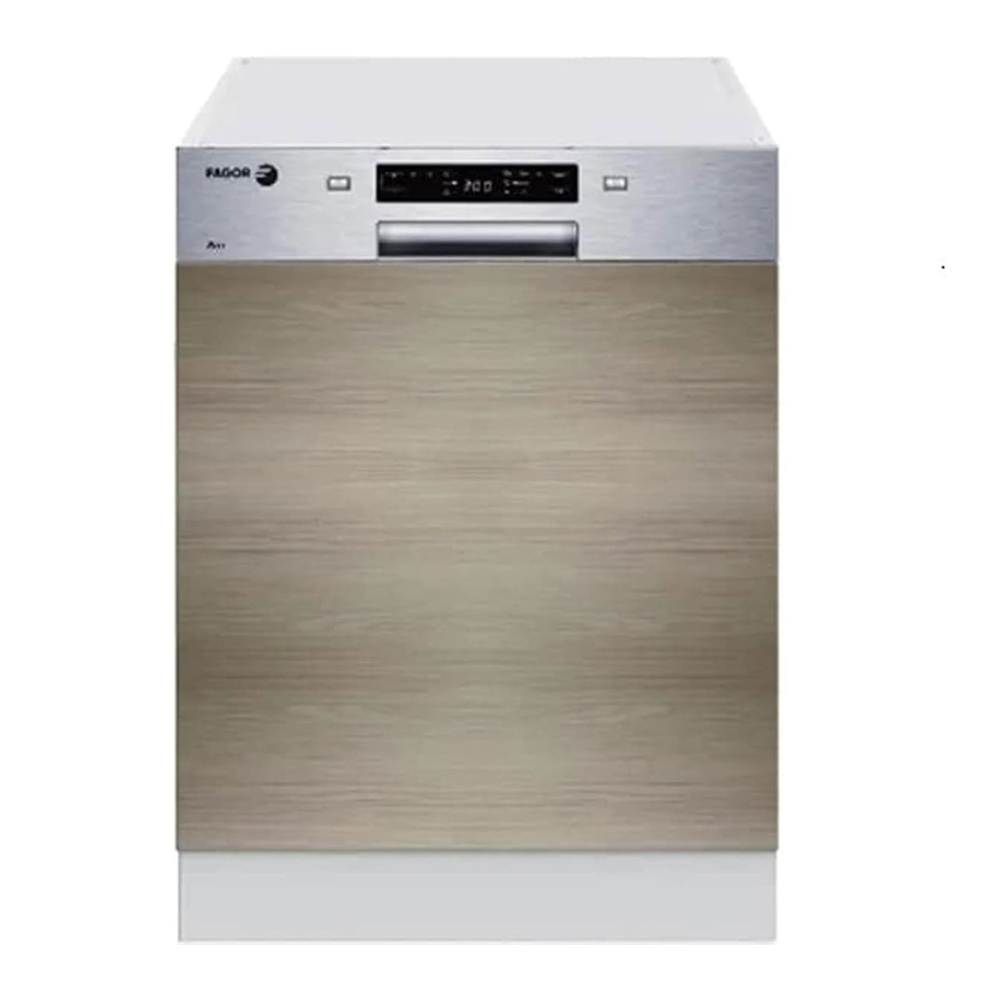FAGOR Semi Integrated Dishwasher 60cm, Freestanding Dishwasher, Energy classification A++, 7 wash programs model LVF17IAX