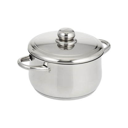 Fagor Stainless Steel 13-Piece Cookware Heavy Duty With Stainless Steel Handle,  Bat Silver 13 Pcs