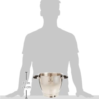 Kenwood KAB90.000SS – 6.7L Stainless Steel Bowl with Handles | For Cooking Chef & Cooking Chef XL