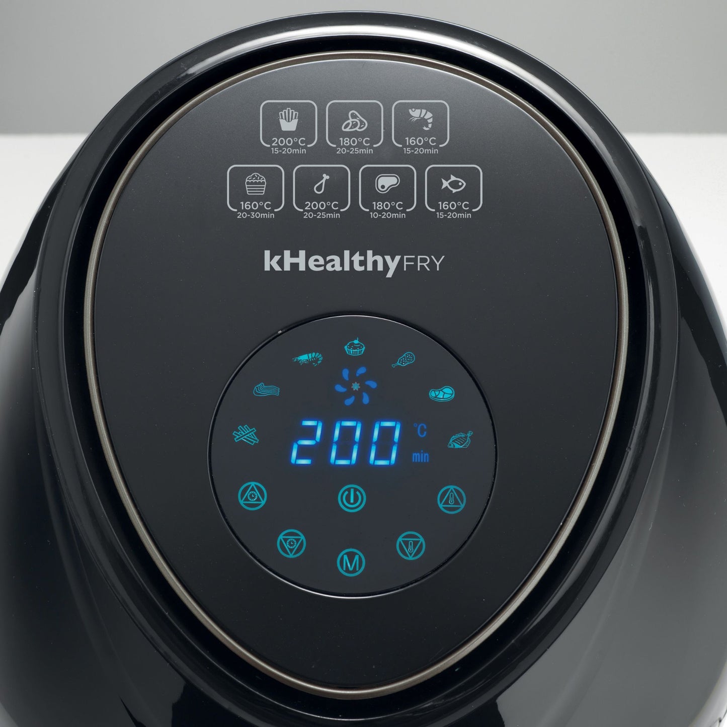 Kenwood HFP50 Series Digital Air Fryer 5.5 L | 1800 W Hot Air Circulation | Healthy Oil-Free Cooking | Available in Black & White