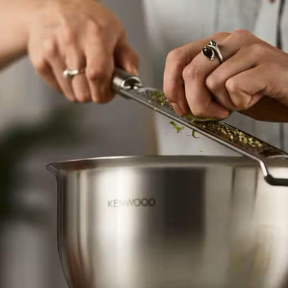 Kenwood KWSP270 – Cake Preparation Stainless Steel Grater & Zester (22 cm) | Fine Citrus Zest