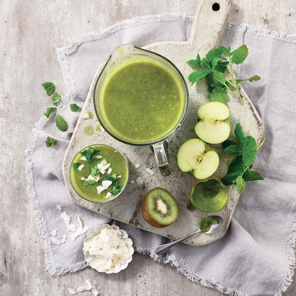 KENWOOD Juicer 700W Stainless Steel Juice Extractor with 75mm Wide Feed Tube, 2 Speed, Transparent Juice Jug, Pulp Container, Anti Drip for Home, Office, Restaurant &Cafeteria JEM51.000GS Grey/Silver