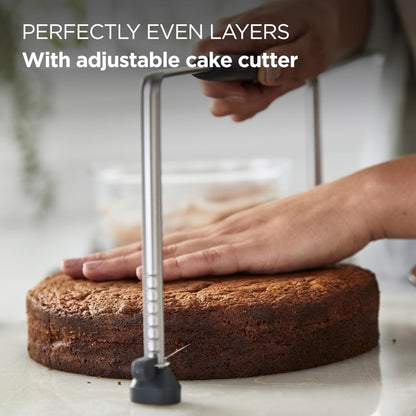 Kenwood Cake Decorating Scrapers KWSD110 – 2-Piece Cake Decorating Scraper Set | Smooth & Textured Icing Finish
