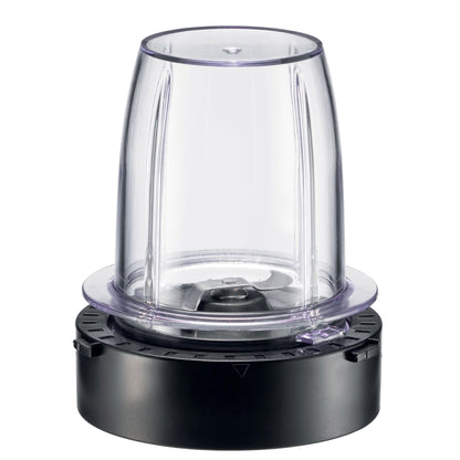 KENWOOD Glass Blender 1000W Power Blender Smoothie Blender/Smoothie Maker 1.5L with 2 Grinder Mills, Chopper Mill, Ice Crush Function BLM45.880SS Black/Silver