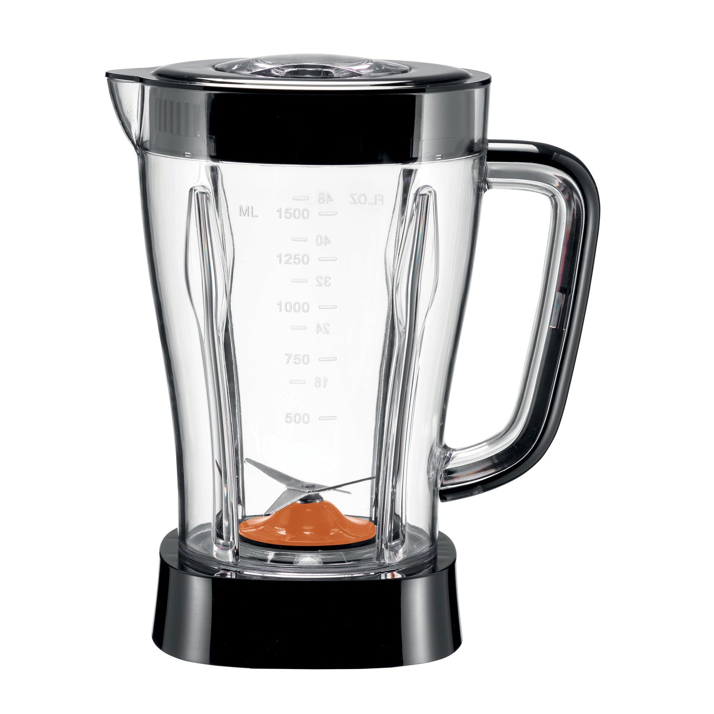 Kenwood Blender 500W Smoothie Blender/Smoothie Maker 1.5L With Multi Mill (Grinder/Chopper), Ice Crush Function Blp15.150 Black & White