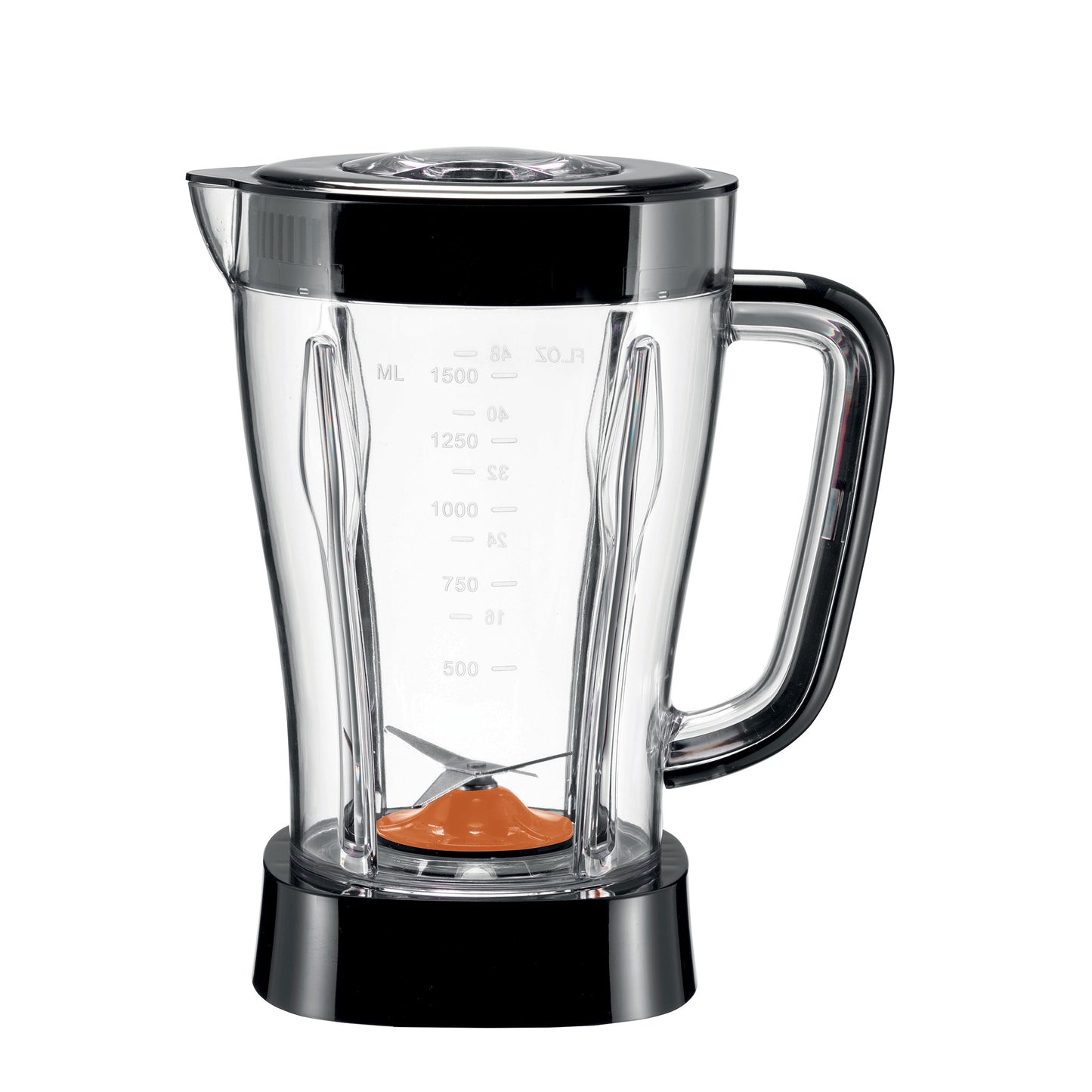 Kenwood Blender 500W Smoothie Blender/Smoothie Maker 1.5L with Grinder Mill, Chopper Mill, Ice Crush Function BLP15.360 Black & White