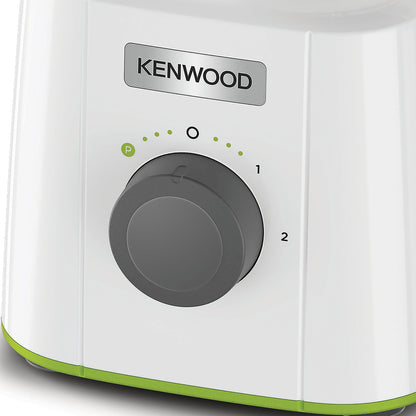 KENWOOD Blender 350W Smoothie Blender/Smoothie Maker Blend-Xtract™ (Effortless and Efficient Blending for Nutritious Blends) 1L with Multi Mill (Grinder/Chopper), Smoothie2Go Bottle BLP31.D0WG White