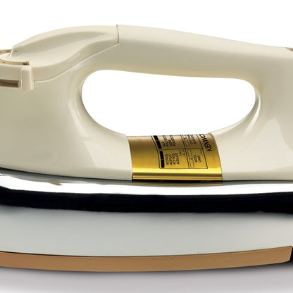 Kenwood Dry Iron Heavy Weight Iron 1200W With Ceramic Soleplate Dim40.000Go Gold, White/Gold