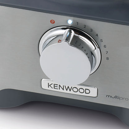 Kenwood FDM788 MultiPro Food Processor – 1,000 W | 3 L Bowl + 1.5 L ThermoResist™ Blender | Silver Finish