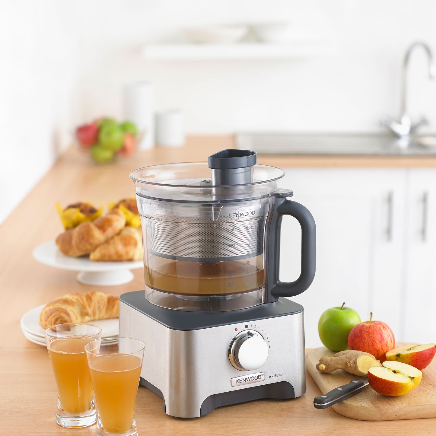 Kenwood FDM788 MultiPro Food Processor – 1,000 W | 3 L Bowl + 1.5 L ThermoResist™ Blender | Silver Finish