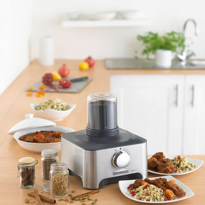 Kenwood FDM788 MultiPro Food Processor – 1,000 W | 3 L Bowl + 1.5 L ThermoResist™ Blender | Silver Finish