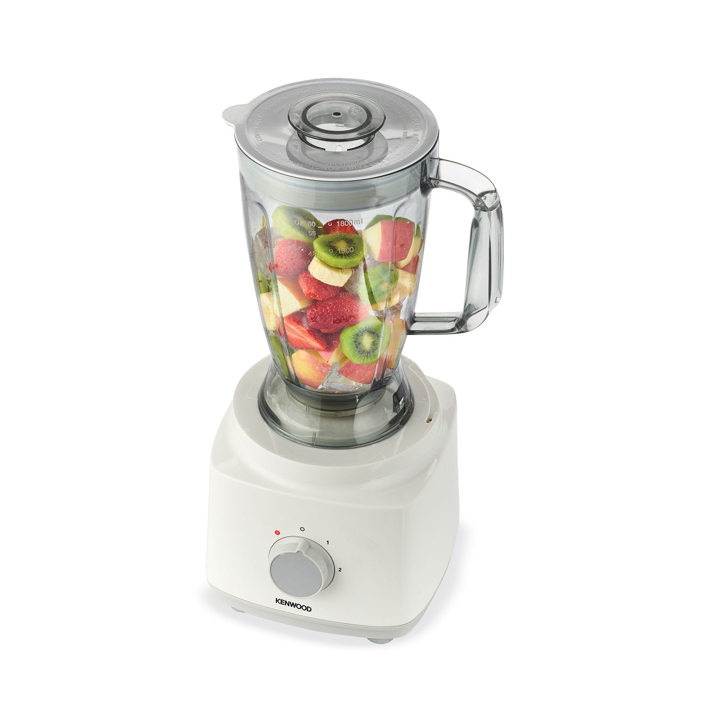 Kenwood Food Processor 750W Multi-Functional With 3 Interchangeable Disks, Blender, Whisk, Dough Maker Fdp03 White