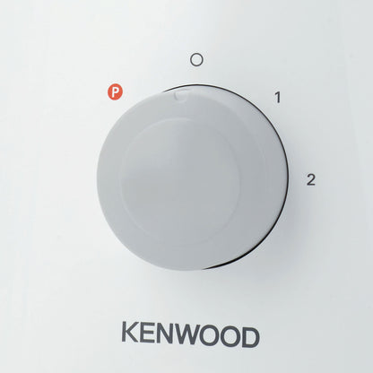 Kenwood Food Processor 800W Multi-Functional With Reversible Stainless Steel Disk, Blender, Whisk Fdp301Wh White