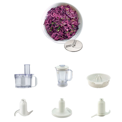 Kenwood FDP303WH MultiPro Compact Food Processor – 800 W | 2.1 L Bowl + 1.2 L Blender | White