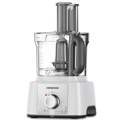 Kenwood Food Processor 1000W Multi-Functional With 3 Stainless Steel Disks, Blender, Grinder Mill, Juicer Extractror, Whisk, Dough Maker, CitrUS Juicer Fdp65.750Wh White