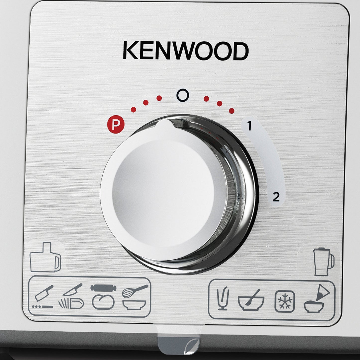 Kenwood Food Processor 1000W Multi-Functional With 3 Stainless Steel Disks, Blender, Grinder Mill, Juicer Extractror, Whisk, Dough Maker, CitrUS Juicer Fdp65.750Wh White