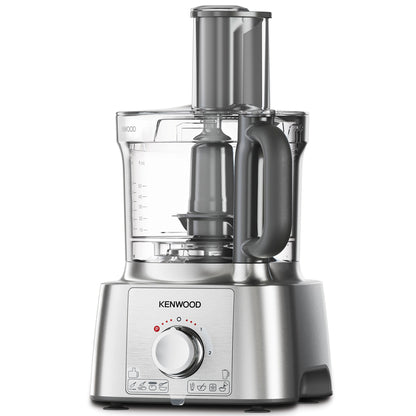 Kenwood Food Processor 1000W Multi-Functional With 3 Stainless Steel Disks, Blender, Grinder Mill, Juicer Extractor, Whisk, Dough Maker, Citrus Juicer, Express Serve/Salad Maker FDP65.880SI Silver