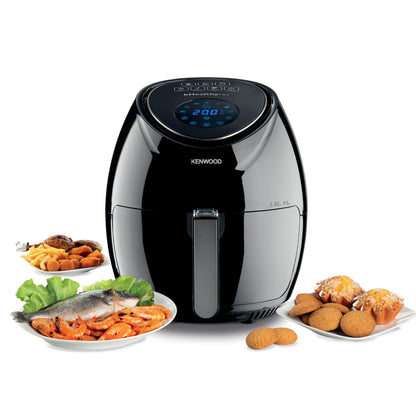 Kenwood HFP30 Series Digital Air Fryer 3.8 L | 1500 W Rapid-Air Cooking | Available in Black & White