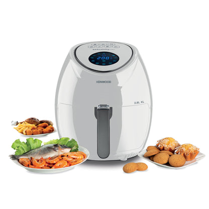 Kenwood HFP30 Series Digital Air Fryer 3.8 L | 1500 W Rapid-Air Cooking | Available in Black & White