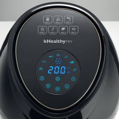 KENWOOD Digital Air Fryer XL 4.0L 1.8KG 1500W | Air Fryer with Rapid Hot Air Circulation | Air Fryer for Frying, Grilling, Broiling, Roasting, Baking and Toasting HFP31.000BK Black