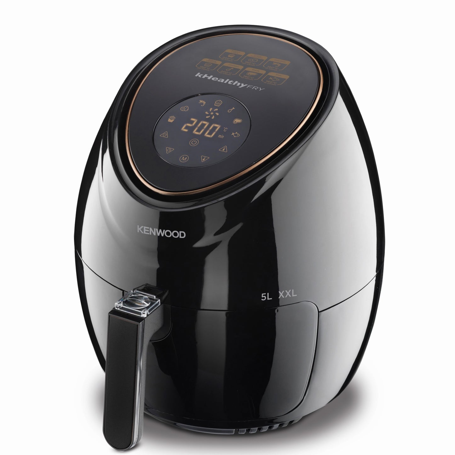 Kenwood HFP52 Series Digital Air Fryer – 5 L Capacity | Approx. 1500 W | Available in Black (HFP52.000BK) & White (HFP52.000WH)