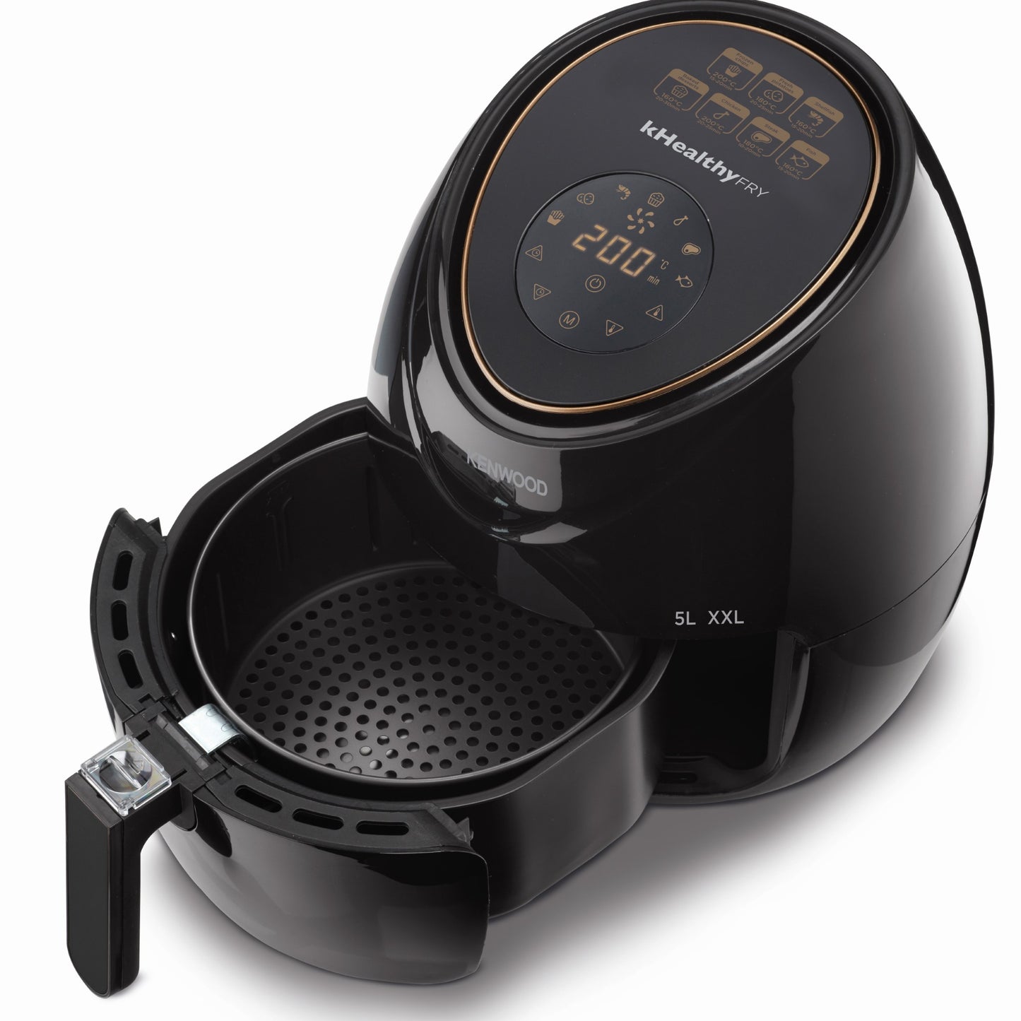 Kenwood HFP52 Series Digital Air Fryer – 5 L Capacity | Approx. 1500 W | Available in Black (HFP52.000BK) & White (HFP52.000WH)
