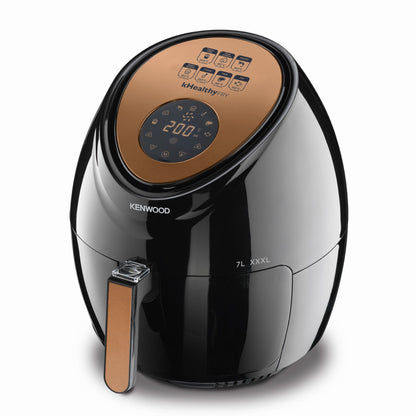 KENWOOD Digital Air Fryer XXXL 7.0L 2.5Kg 1800W With Rapid Hot Air Circulation For Frying, Grilling, Broiling, Roasting, Baking And Toasting HFP72.000BK Black