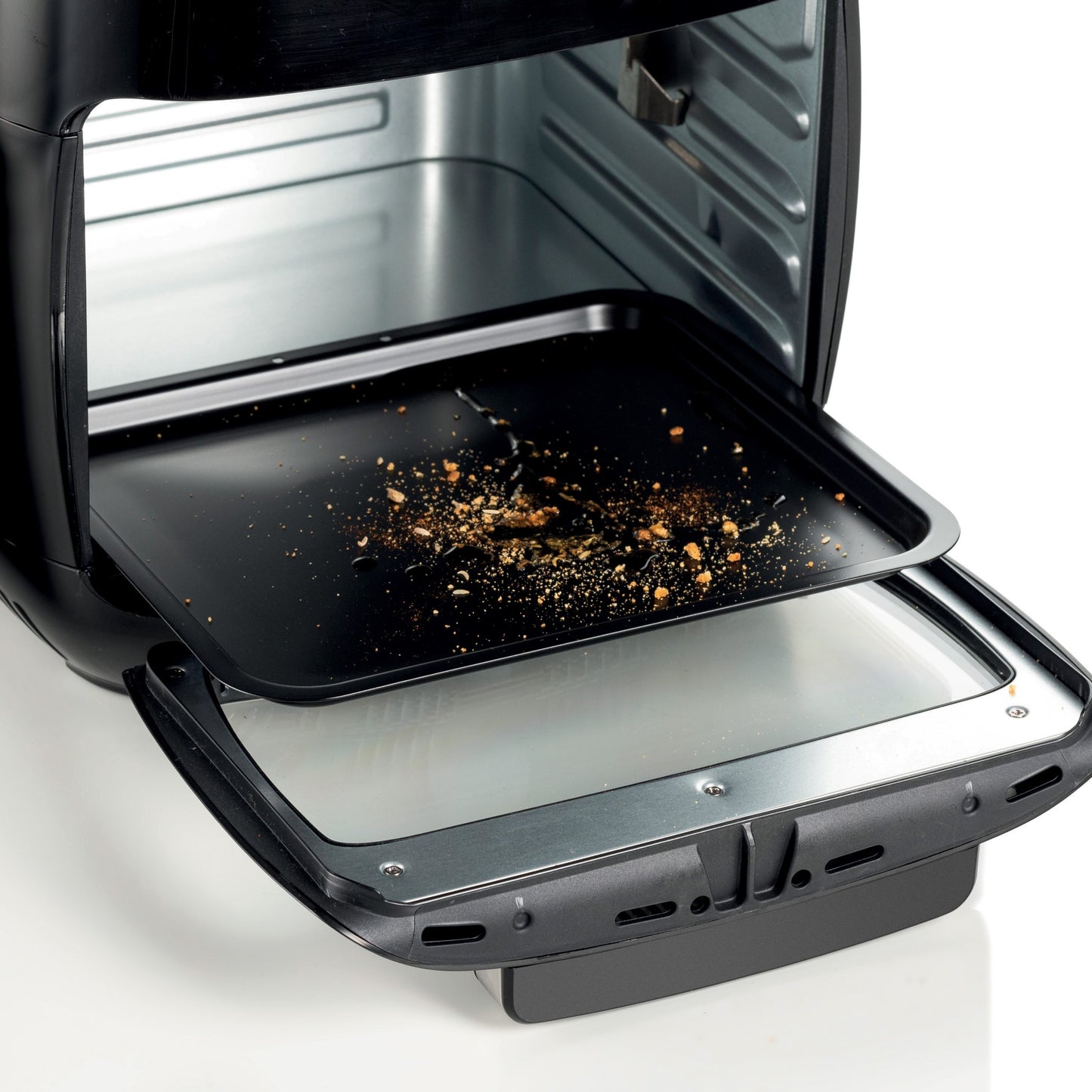 Kenwood Air Fryer Oven 11L 2000W Multi-Functional Air Fryer Cum Microwave Oven For Frying, Grilling, Broiling, Roasting, Baking, Toasting, Heating And Defrosting HFP90.000BK Black