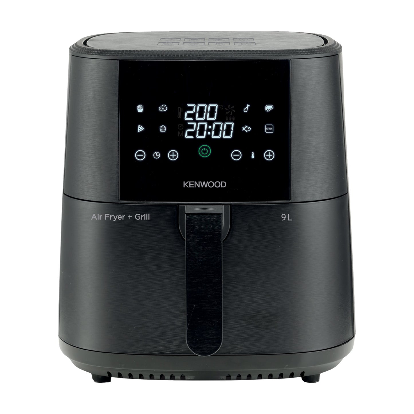 Kenwood 9L Air Fryer with Grill Function -1,500 W HFP92.000BK  Black Finish