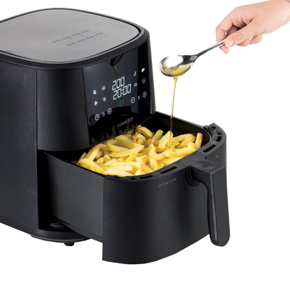 Kenwood 9L Air Fryer with Grill Function -1,500 W HFP92.000BK  Black Finish