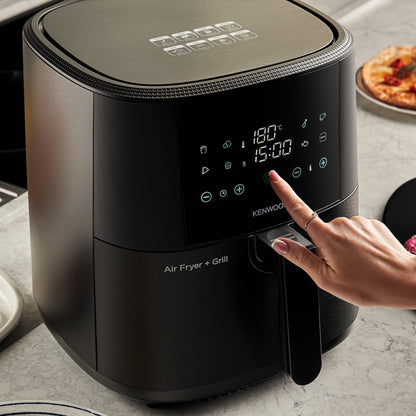 Kenwood 9L Air Fryer with Grill Function -1,500 W HFP92.000BK  Black Finish