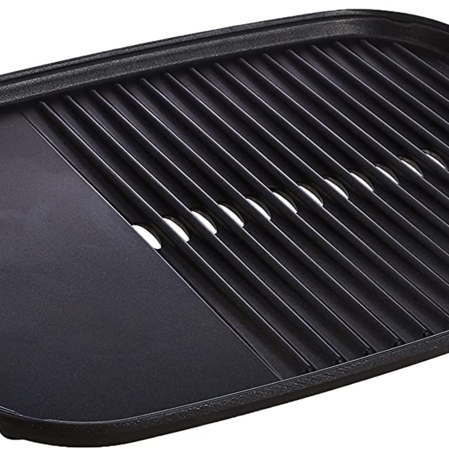 KENWOOD Grill 2000W Contact Health Grill Large Family Sized Griddle with Glass Lid, Variable Temperature Control, Cool Touch Handles - Ideal for Steak, Chicken, Fish, Vegetables HG266 Silver/Black
