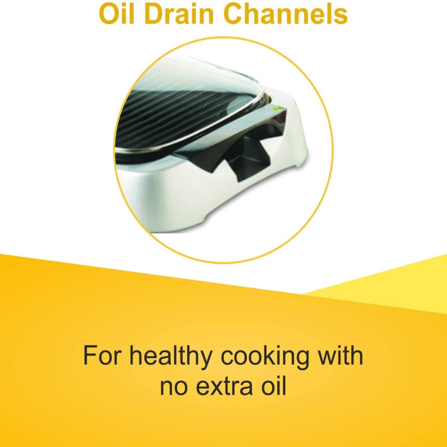 KENWOOD Grill 2000W Contact Health Grill Large Family Sized Griddle with Glass Lid, Variable Temperature Control, Cool Touch Handles - Ideal for Steak, Chicken, Fish, Vegetables HG266 Silver/Black