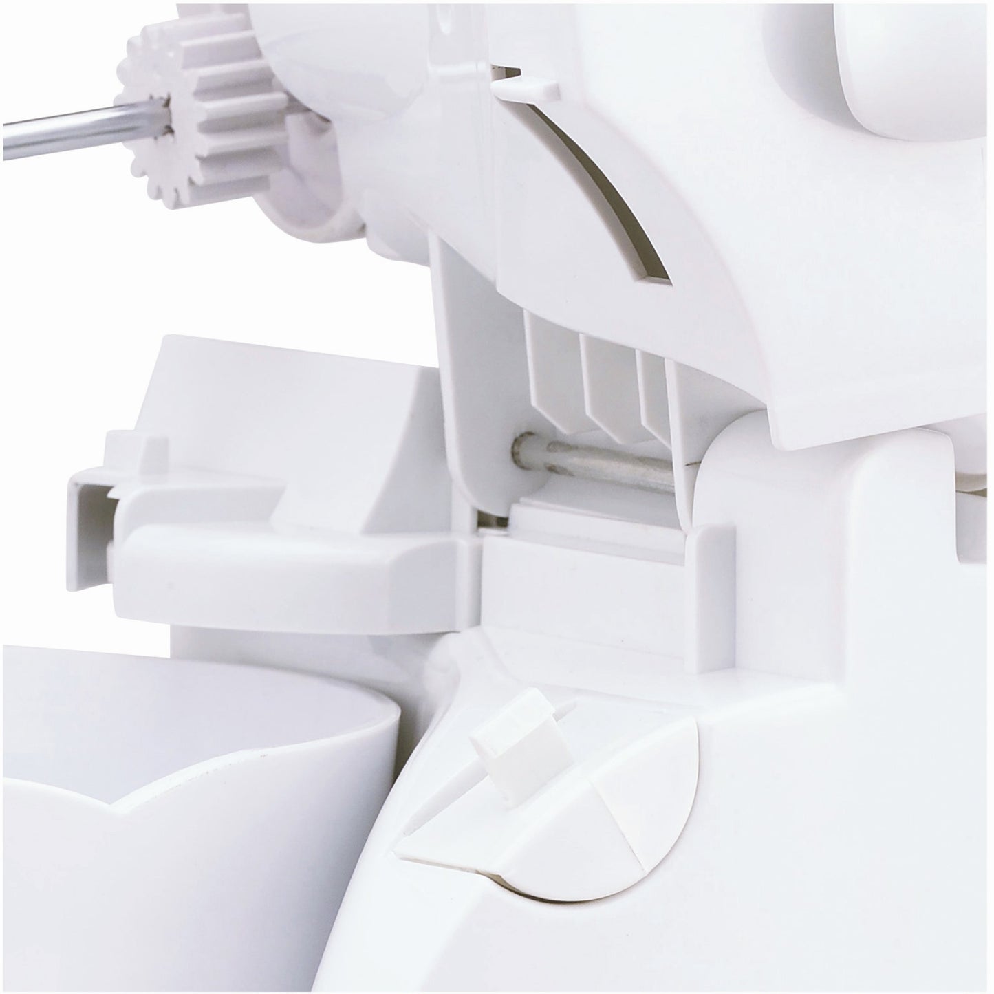 KENWOOD Stand Mixer Hand Mixer (Electric Whisk) 250W with 2.7L Rotary Bowl, 6 Speeds + Turbo Button, Twin Stainless Steel Kneader and Beater for Mixing, Whipping, Whisking, Kneading HM430 White