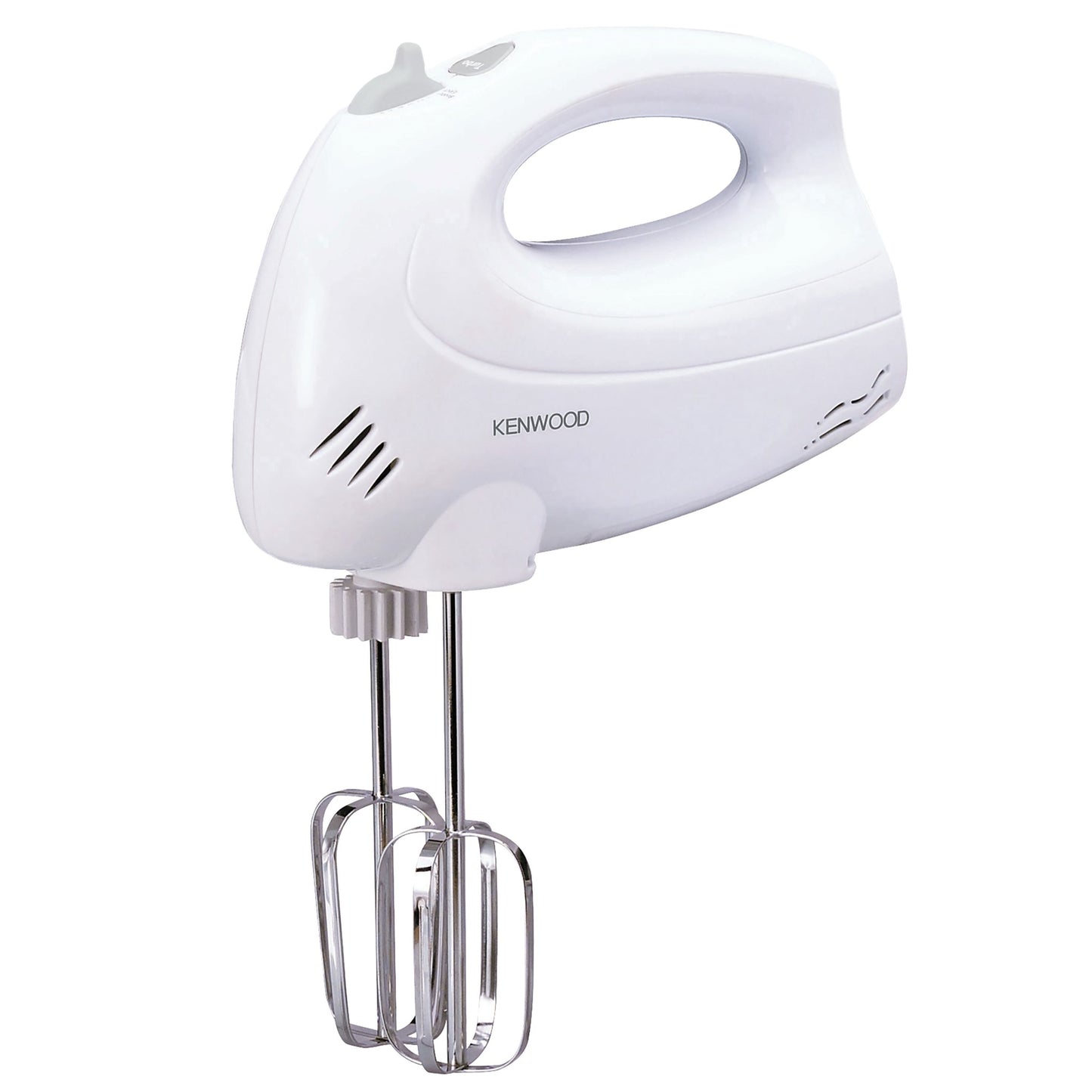 KENWOOD Stand Mixer Hand Mixer (Electric Whisk) 250W with 2.7L Rotary Bowl, 6 Speeds + Turbo Button, Twin Stainless Steel Kneader and Beater for Mixing, Whipping, Whisking, Kneading HM430 White