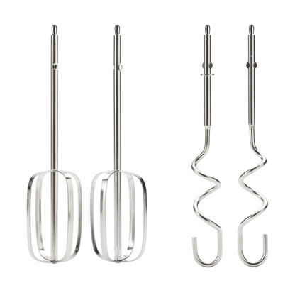 Kenwood Hand Mixer (Electric Whisk) 450W With 5 Speeds + Turbo Button, Twin Stainless Steel Kneader And Beater For Mixing, Whipping, Whisking, Kneading HMP30.A0WH White