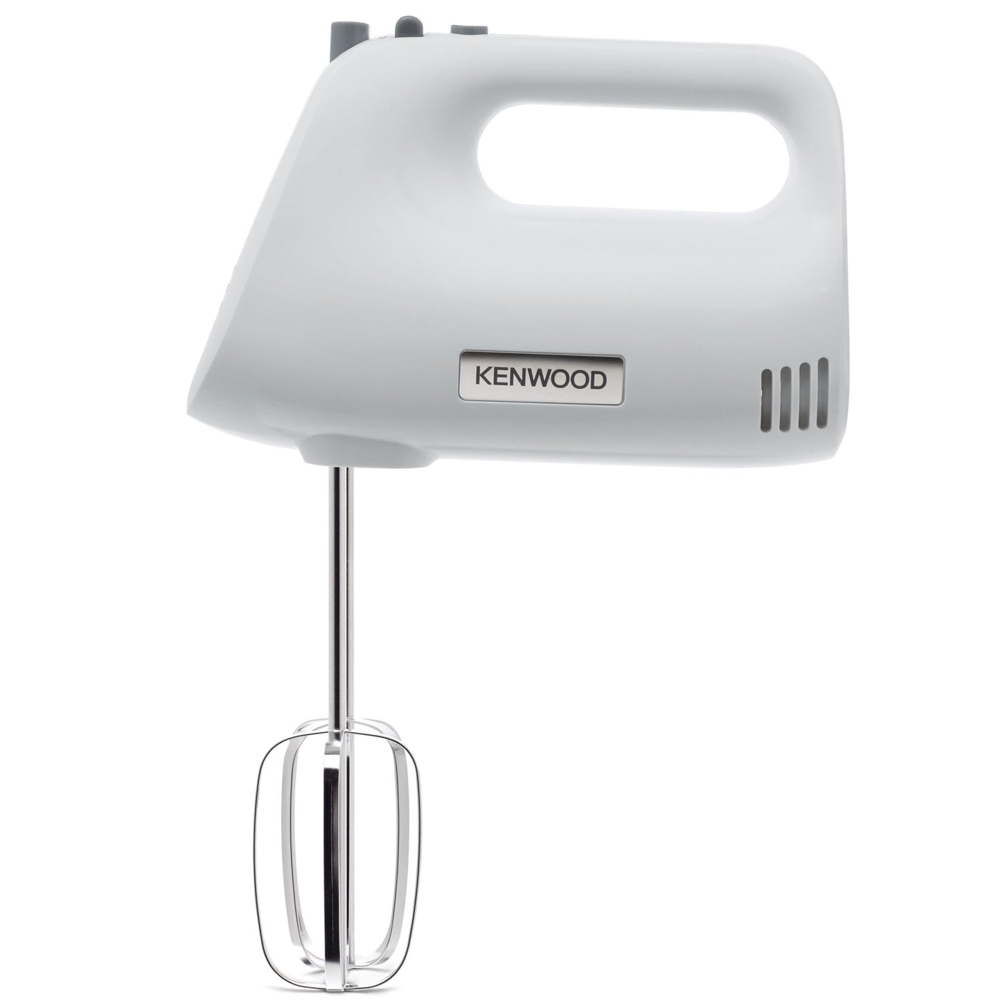 Kenwood Hand Mixer (Electric Whisk) 450W With 5 Speeds + Turbo Button, Twin Stainless Steel Kneader And Beater For Mixing, Whipping, Whisking, Kneading HMP30.A0WH White