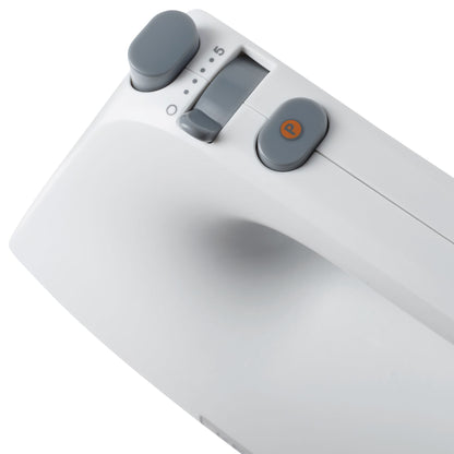 KENWOOD Stand Mixer Hand Mixer (Electric Whisk) 450W with 3.4L Rotary Bowl, 5 Speeds + Turbo Button, Twin Stainless Steel Kneader and Beater for Mixing, Whipping, Whisking, Kneading HMP32.A0WH White