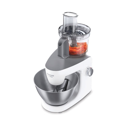 KENWOOD Stand Mixer Kitchen Machine MULTIONE 1000W with 4.3L Stainless Steel Bowl, K-Beater, Whisk, Dough Hook, Glass Blender, Food Processor, Meat Grinder, Juicer, Citrus Juicer KHH326WH White