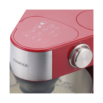KENWOOD Stand Mixer Kitchen Machine PROSPERO 900W with 4.3L Stainless Steel Bowl, K-Beater, Whisk, Dough Hook, Glass Blender, Meat Grinder, Food Processor, Juicer, Citrus Juicer KM241002 Red
