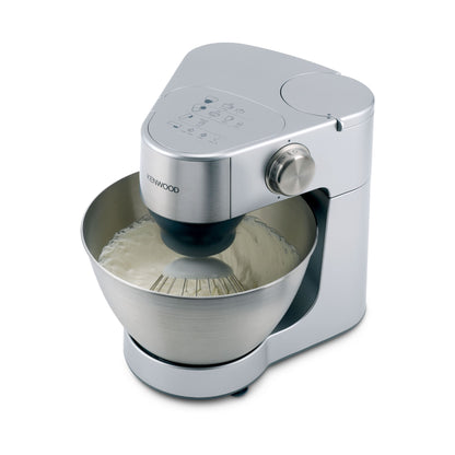 KENWOOD Stand Mixer Kitchen Machine PROSPERO 900W with 4.3L Stainless Steel Bowl, K-Beater, Whisk, Dough Hook, Glass Blender, Meat Grinder, Food Processor,Juicer,Citrus Juicer, Multi Mill KM287 Silver