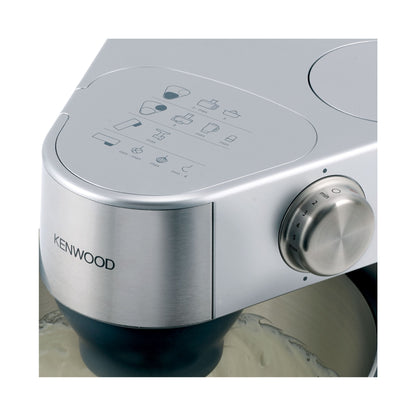 KENWOOD Stand Mixer Kitchen Machine PROSPERO 900W with 4.3L Stainless Steel Bowl, K-Beater, Whisk, Dough Hook, Glass Blender, Meat Grinder, Food Processor,Juicer,Citrus Juicer, Multi Mill KM287 Silver