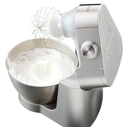 KENWOOD Stand Mixer Kitchen Machine PROSPERO 900W with 4.3L Stainless Steel Bowl, K-Beater, Whisk, Dough Hook, Glass Blender, Meat Grinder, Food Processor,Juicer,Citrus Juicer, Multi Mill KM287 Silver