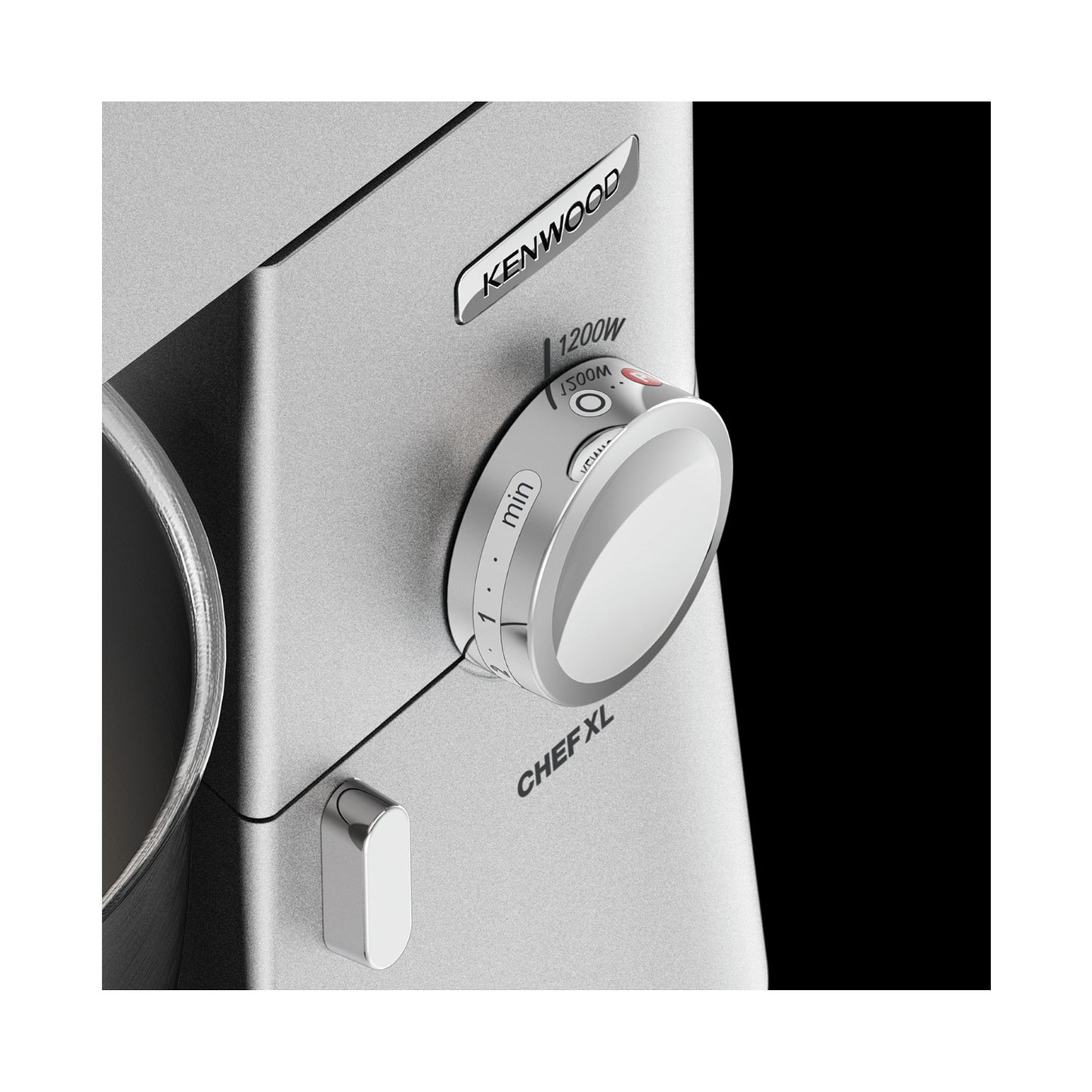 KENWOOD Stand Mixer Kitchen Machine Metal Body CHEF XL 1200W with 6.7L Stainless Steel Bowl, K-Beater, Whisk, Dough Hook, Glass Blender, Meat Grinder, Multi Mill KVL4230S Silver
