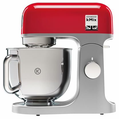 KENWOOD Stand Mixer PREMIUM Kitchen Machine kMix 1000W with 5L Stainless Steel Bowl, K-Beater, Whisk, Dough Hook, Splashguard, Spatula, Unique Fold Function, Smart Speed Control KMX750