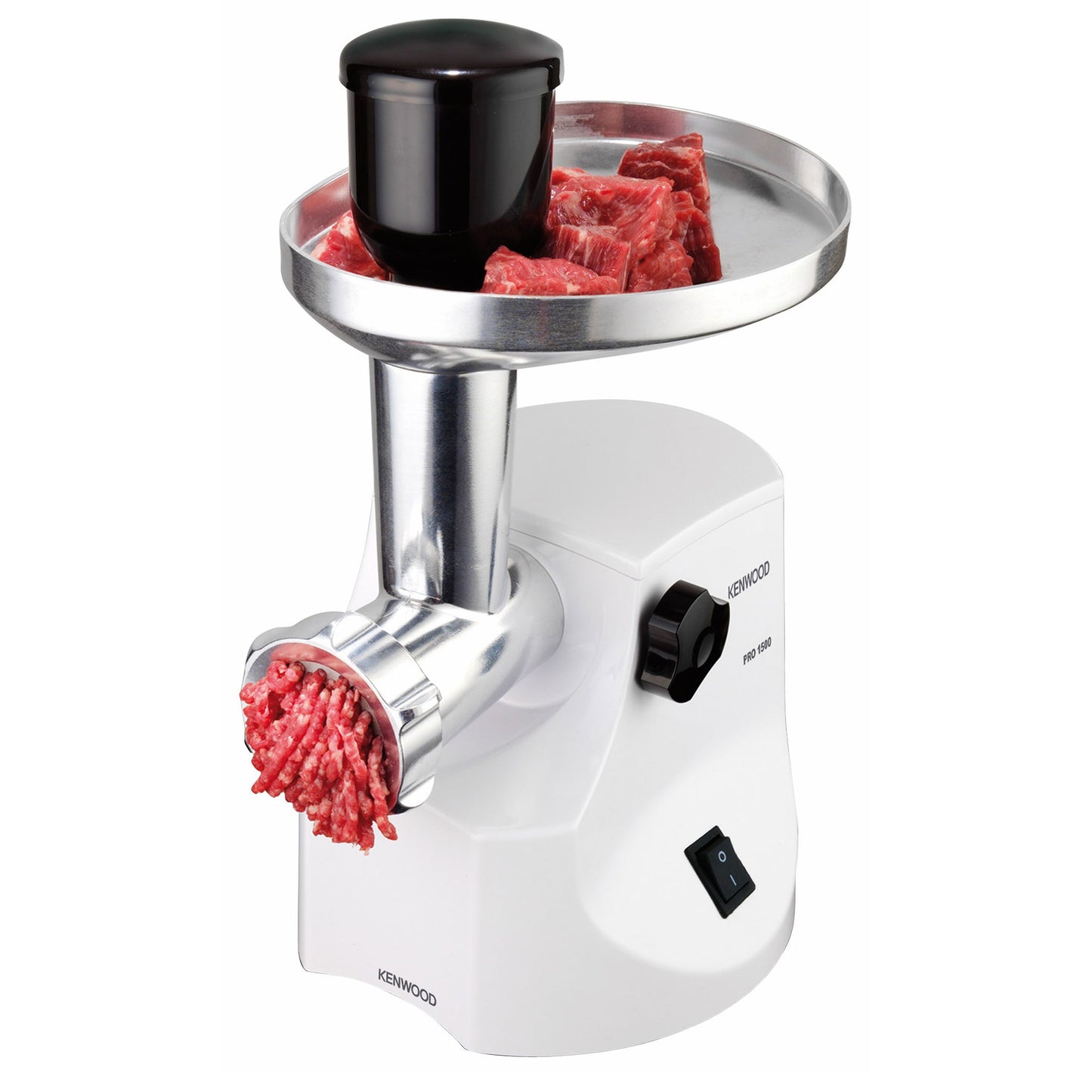 Kenwood MG470 Meat Grinder – 1,500 W | Mincing Capacity Up to 2 kg/min | White Finish